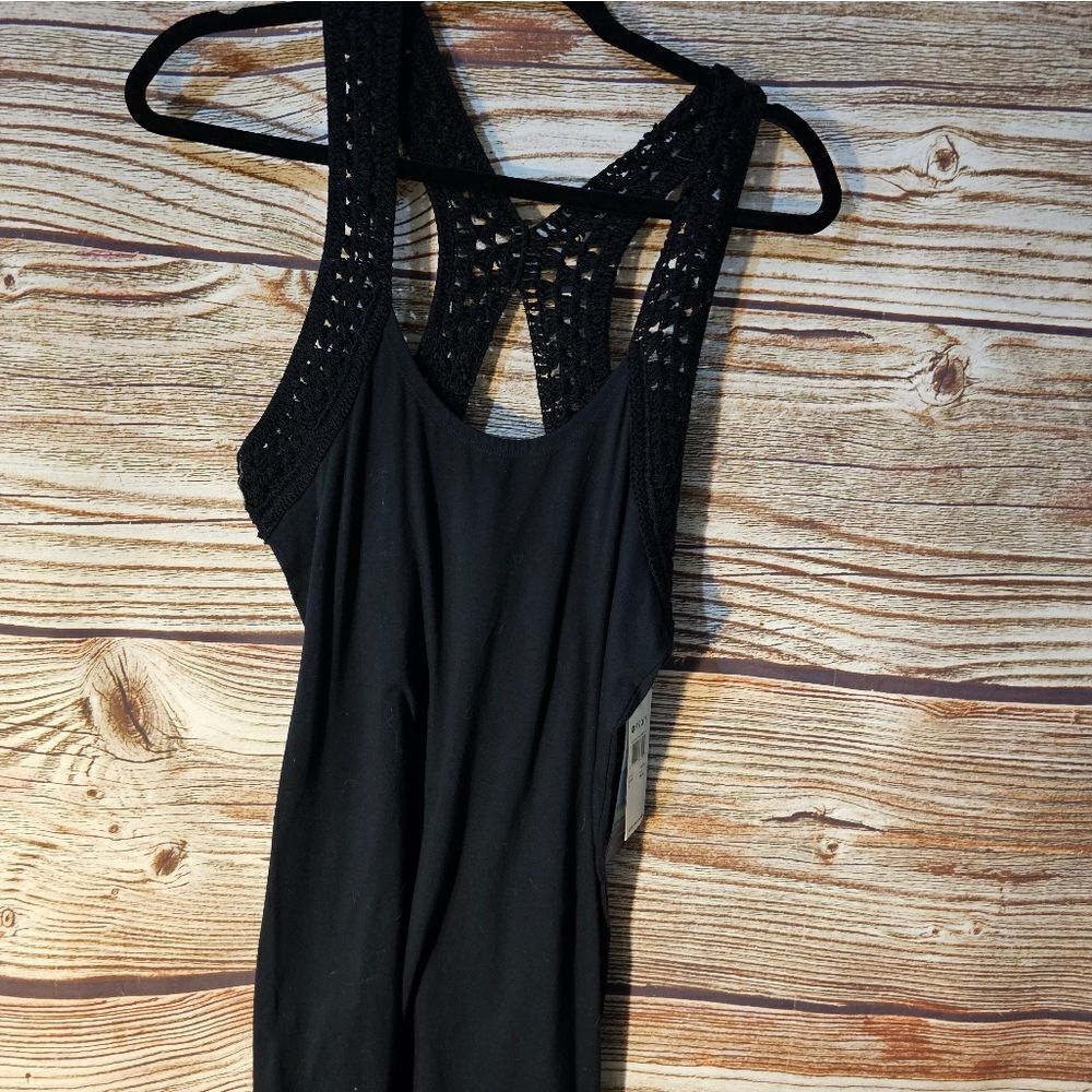 Roxy black dress/ beach ⛱️ cover-up women's medium NWT